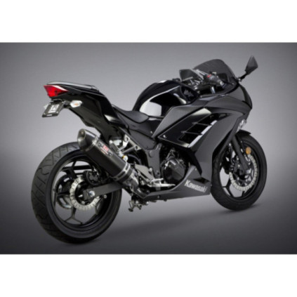 Yoshimura Slip-On Kawasaki Ninja 300 2013-17 Signature R-77 So Ss-Cf-Cf