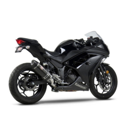 Yoshimura Slip-On Kawasaki Ninja 300 2013-17 Street R-77 So Ss-Cf-Cf