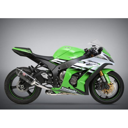 Yoshimura 3/4 System Exhaust Kawasaki Zx-10R 2011-15 Race R-77 3Qtr Ss-Cf-Cf