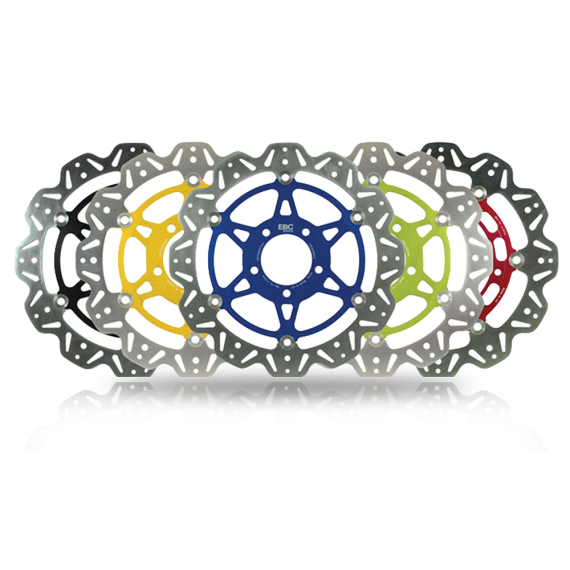 Sportbike Vee Profile Floating Brake Rotors
