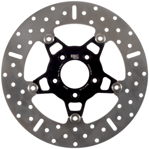 EBC Brakes Black Chrome Rotors for Big Twins