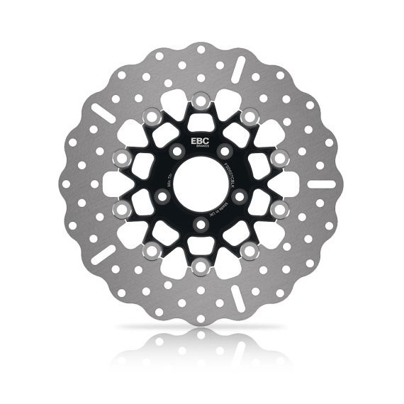 EBC Brakes Black Chrome Rotors for Big Twins