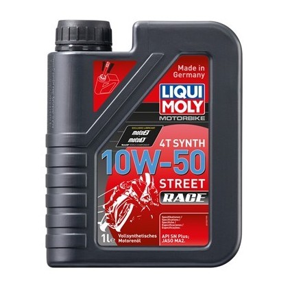 LIQUI MOLY MC 4T SYNTH 10W-50 STREET RACE 1 L